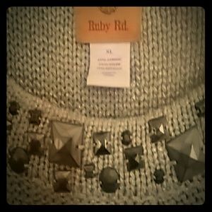 Sold Ruby Rd  gold sweater